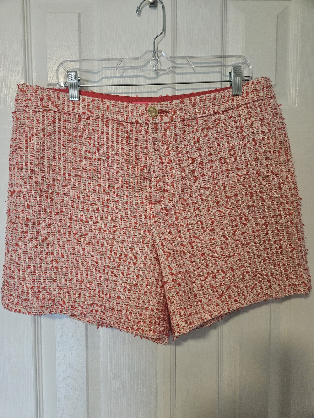 NWT Lilly Pulitzer Red Tweed Shorts